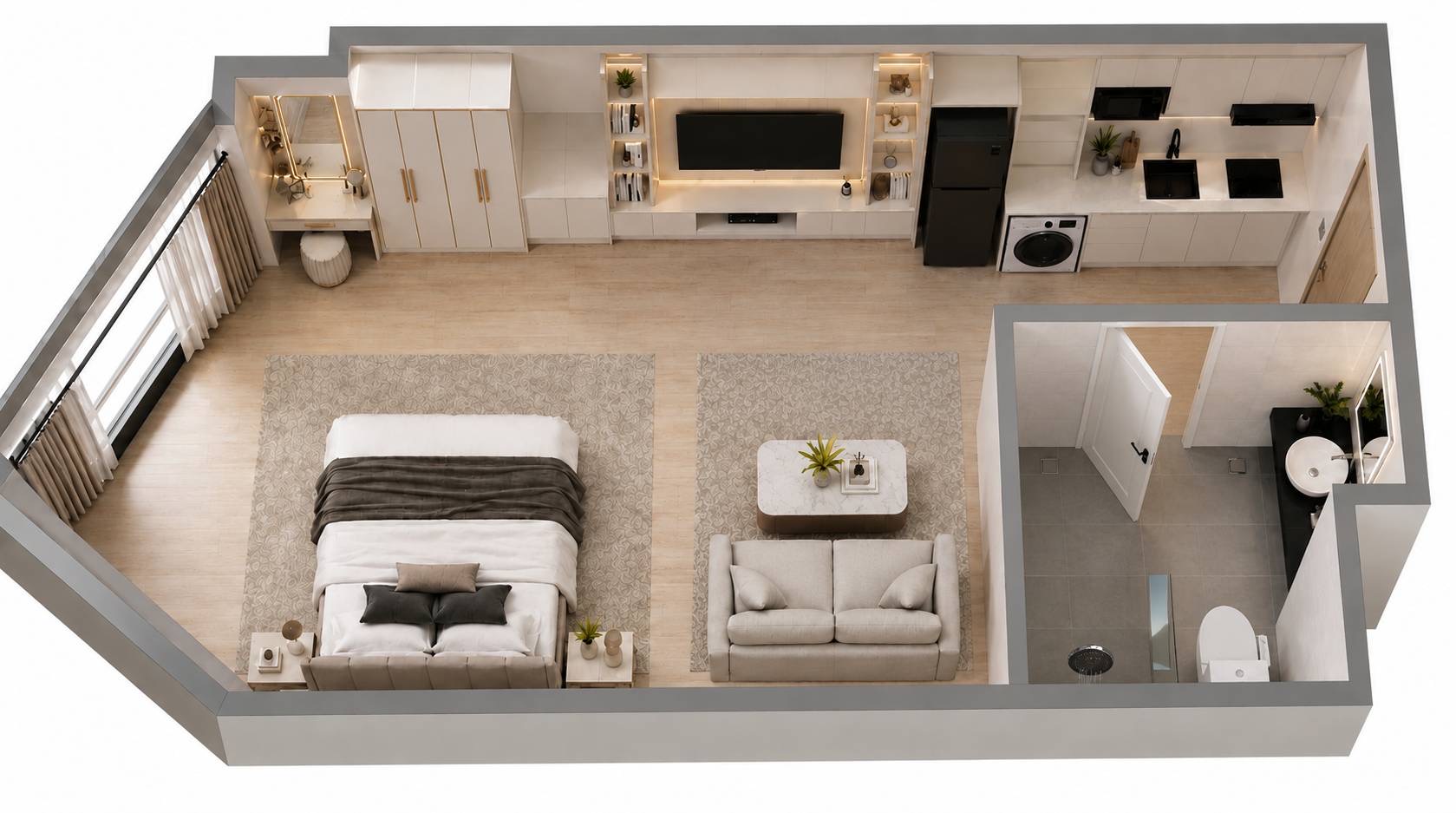 JC Hill Place ชั้น9 โซนเจ็ดยอด 1.89ล้านบาท